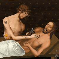 virgin mary jesus GIF by Scorpion Dagger