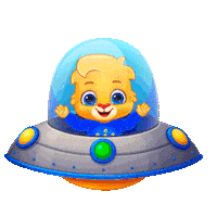 Space Wave Hi Sticker by Lucas and Friends by RV AppStudios