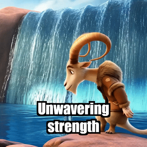 Strength Courage GIF by Radiantelope