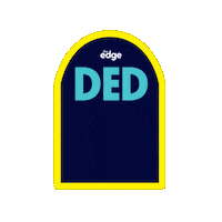 over it ded Sticker by The Edge NZ