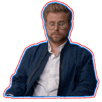 Surprised Adam Conover Sticker by NETFLIX