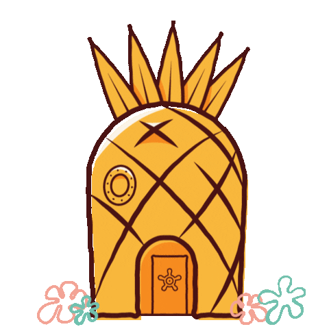 nickelodeonhotels nickelodeon spongebob pineapple spongebobsquarepants Sticker