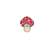 Jump Mushroom Sticker