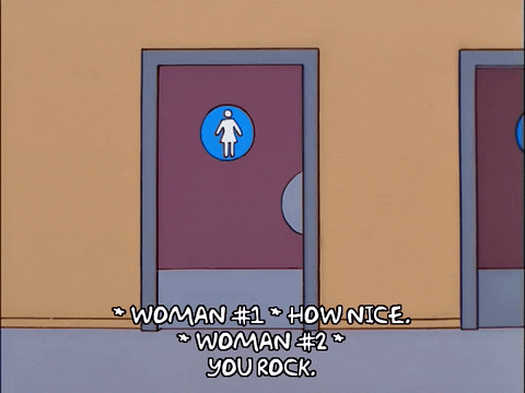 Episode 2 Bathroom Door GIF by The Simpsons