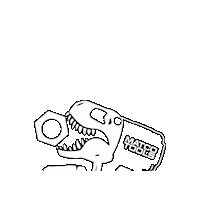 T Rex Dinosaur Sticker by Matco Tools