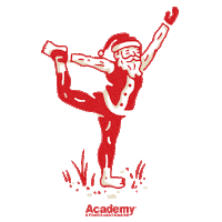academyso sports christmas holiday santa Sticker