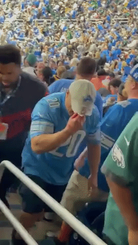 Lions Fan Seen With Bloody Nose After Fight