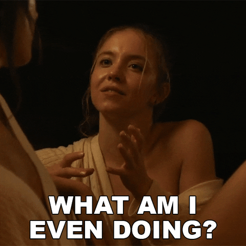What Am I Even Doing Sydney Sweeney GIF by Amazon Prime Video