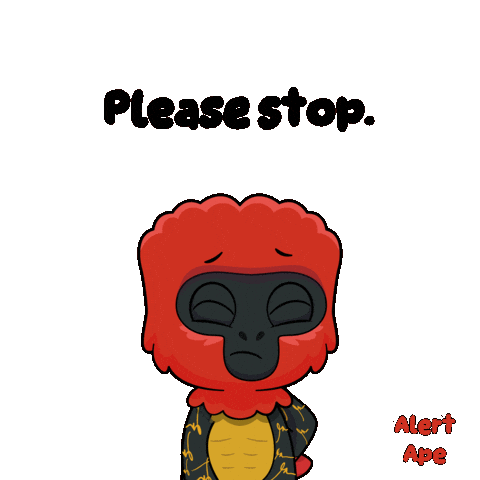 Stop Talking No More Sticker by VeeFriends