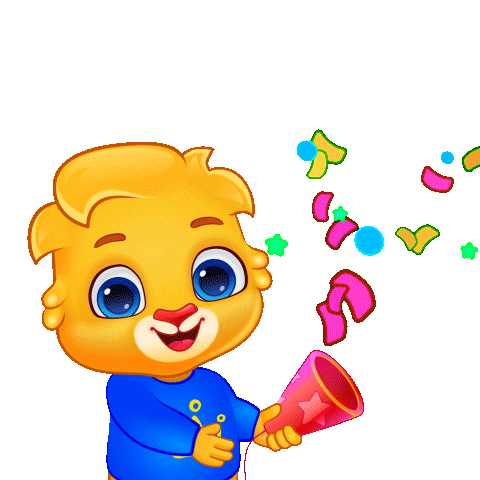 Happy Party Sticker by Lucas and Friends by RV AppStudios