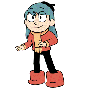 Aniron89 giphyupload blue hair hilda hilda the series Sticker