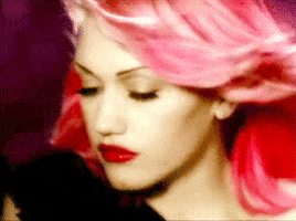 pink hair gwen stefani no dobout GIF