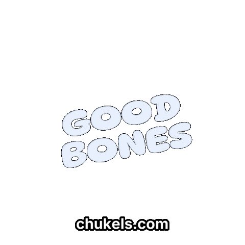 Good Bones Skeleton Sticker by chukels