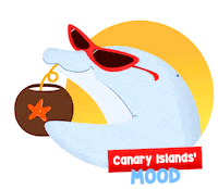 CanaryIslandsTourism sunglasses cocktail vacaciones dolphin Sticker