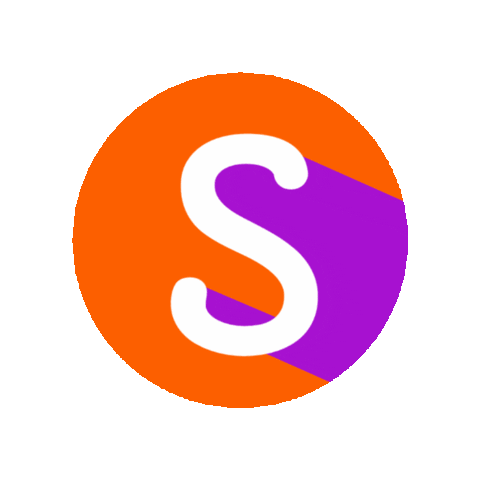 Orange Abc Sticker