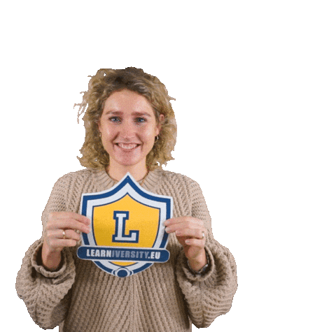 Happy Woman Sticker by Learniversity