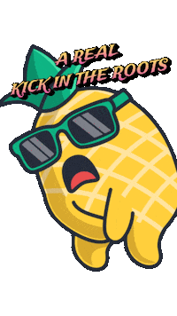 five_pineapples ouch hurt ow kicked Sticker