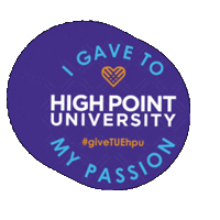 Giving Tuesday Hpu Sticker by HPUAlumni