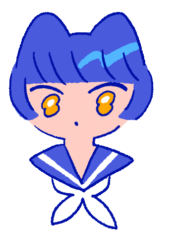 mememiho1994 giphyupload girl illustration kawaii Sticker