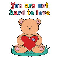 Mental Health Heart Sticker by Self-Care Is For Everyone