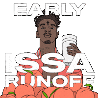 Vote Early 21 Savage Sticker by Creative Courage