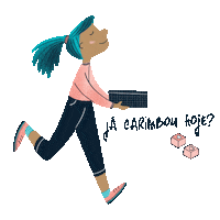 Papelaria Carimbo Sticker by Veio na Mala