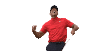 Happy Tiger Woods Sticker by The Masters