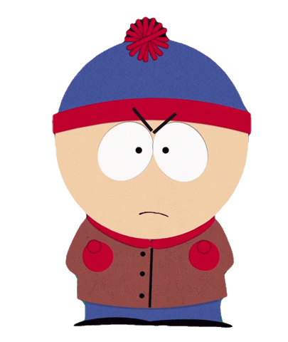 Damn It Stan Marsh Sticker by South Park