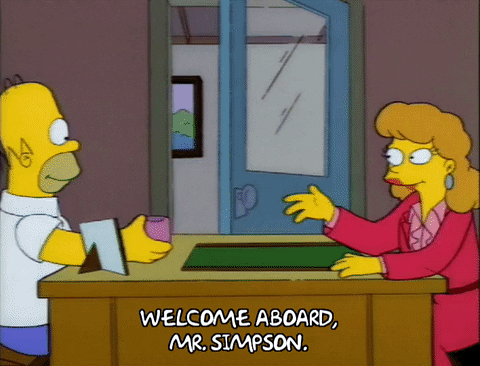 homer simpson job GIF