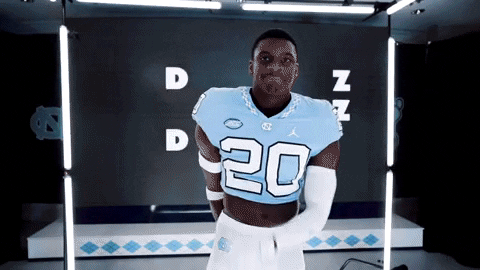 North Carolina Football GIF by UNC Tar Heels