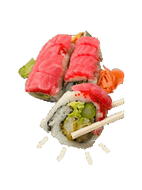 Happy Asian Food Sticker by AVA Unlimited