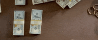 babydrivermovie money cash bills baby driver GIF