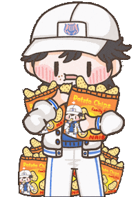 Potato Chips Esports Sticker by Fluffy the Thunder God 雷神阿毛