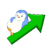All Time High Crypto Sticker by Pudgy Penguins