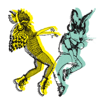Festival Lapin Sticker by Ecaussysteme