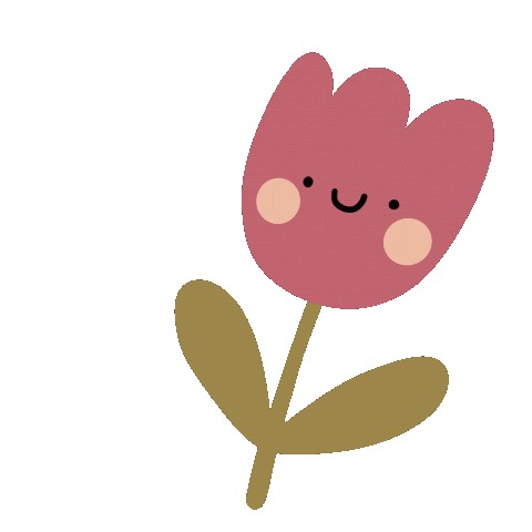 Happy Spring Flower Sticker