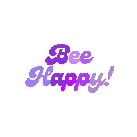 Bee Happy Sticker