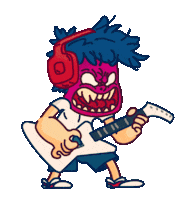 DocZoidberg cool rock slam heavy Sticker
