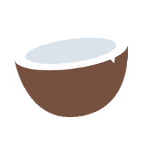 Coconut Sticker