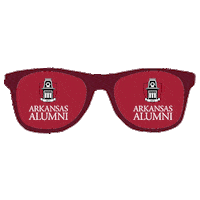 Arkansas Razorbacks Sunglasses Sticker by Arkansas Alumni Association