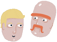 Blink Looking Sticker