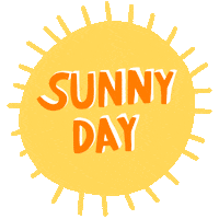 Sunny Day Sun Sticker