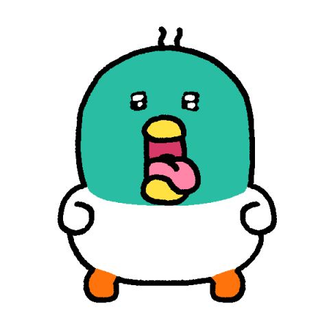 pikuiku giphyupload duck 오리 mallard Sticker