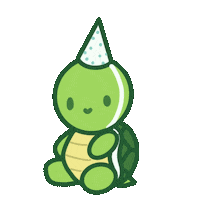 Party Turtle Sticker by Jugendtagung