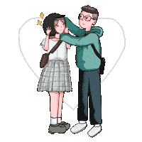 Illustration Love Sticker