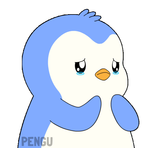 Cry No Sticker by Pudgy Penguins