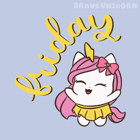 Happy Friday GIF by Brave Unicorn