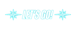 Lets Go Baseball Sticker