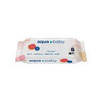 Wipes Toallitas Sticker by Aqua Baby