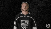 adrian kempe wink GIF by LA Kings